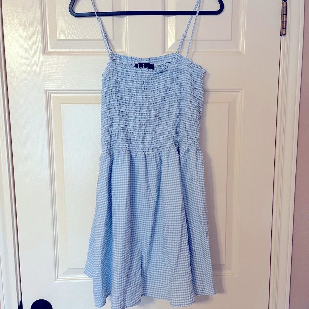 Lulus gingham print dress! NWT